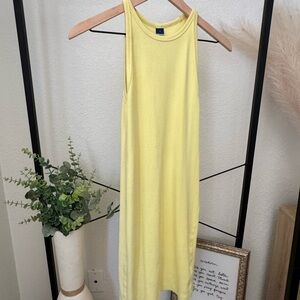 Yellow Sleeveless Dress